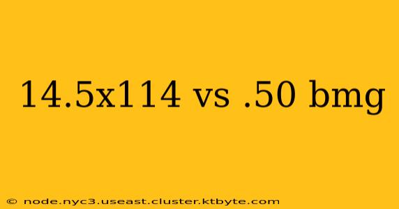 14.5x114 vs .50 bmg