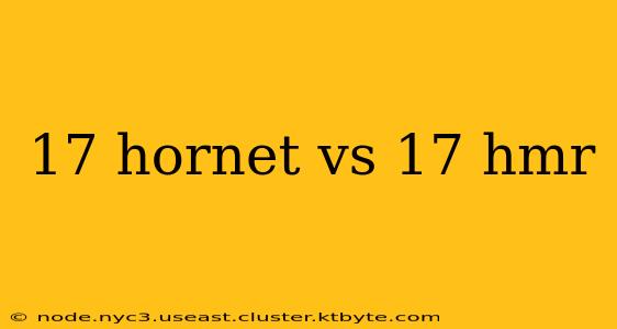 17 hornet vs 17 hmr