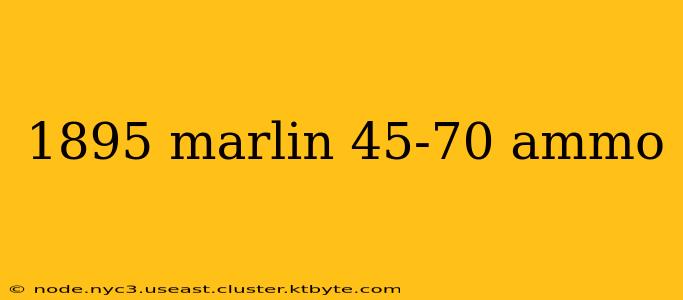 1895 marlin 45-70 ammo