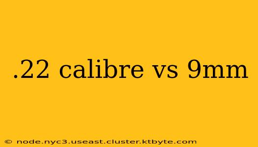 .22 calibre vs 9mm