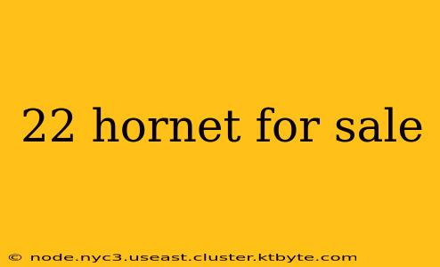 22 hornet for sale