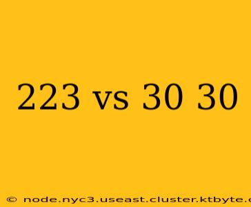 223 vs 30 30