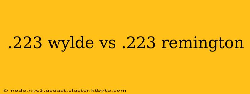 .223 wylde vs .223 remington