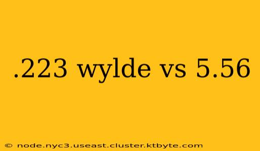 .223 wylde vs 5.56