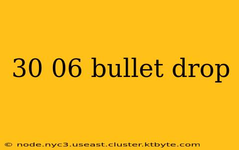 30 06 bullet drop