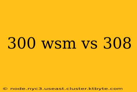 300 wsm vs 308