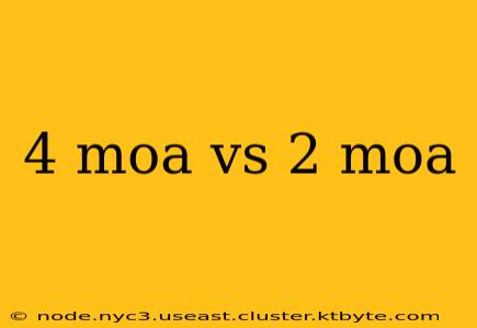 4 moa vs 2 moa