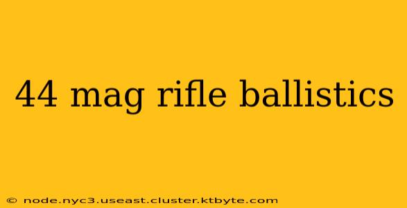 44 mag rifle ballistics