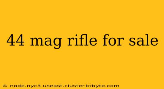 44 mag rifle for sale