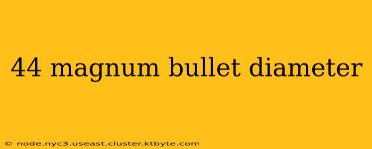 44 magnum bullet diameter