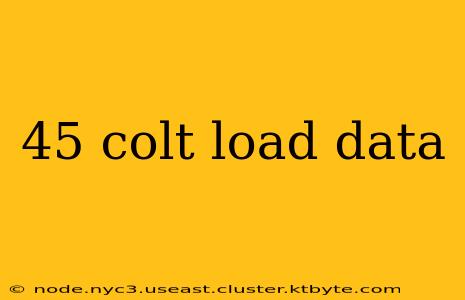 45 colt load data