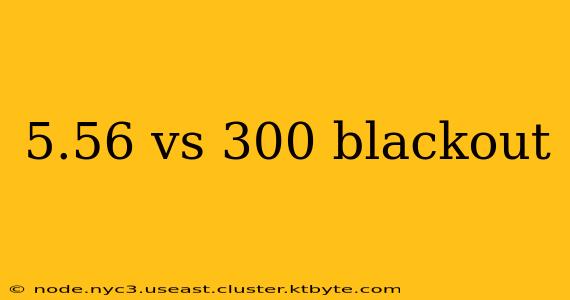 5.56 vs 300 blackout