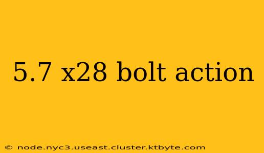 5.7 x28 bolt action