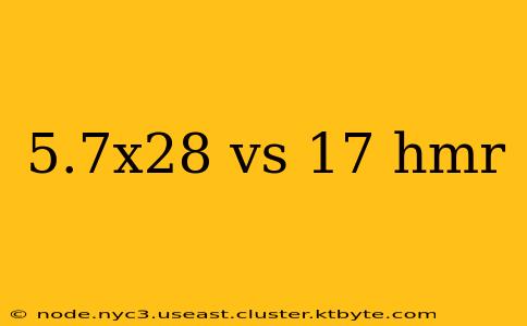 5.7x28 vs 17 hmr