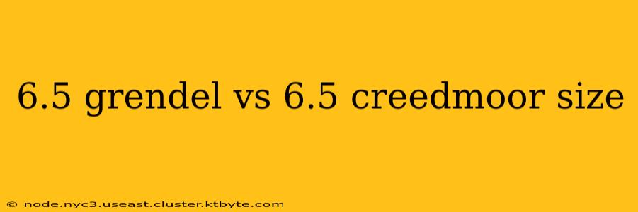 6.5 grendel vs 6.5 creedmoor size