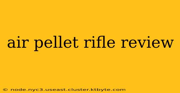 air pellet rifle review