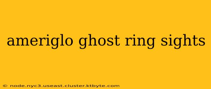 ameriglo ghost ring sights