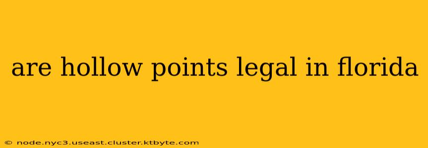 are hollow points legal in florida