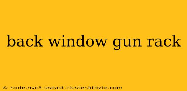 back window gun rack