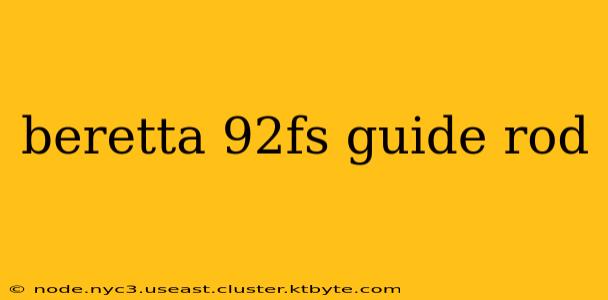 beretta 92fs guide rod