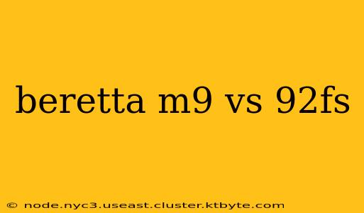 beretta m9 vs 92fs