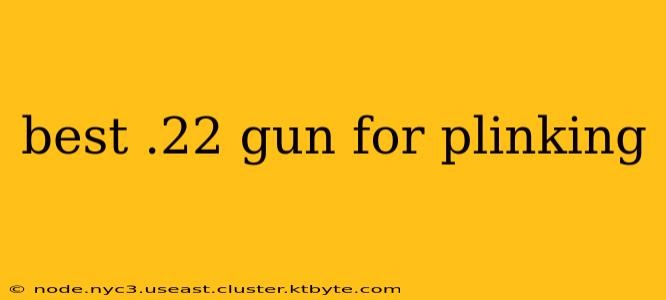 best .22 gun for plinking