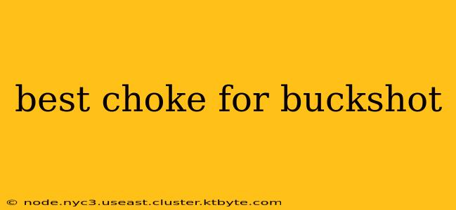 best choke for buckshot