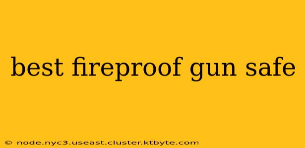 best fireproof gun safe