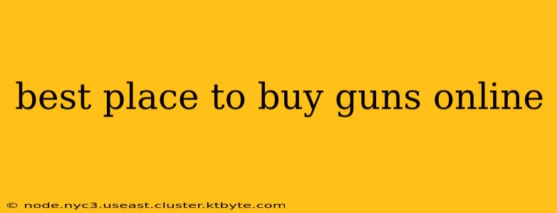 best place to buy guns online