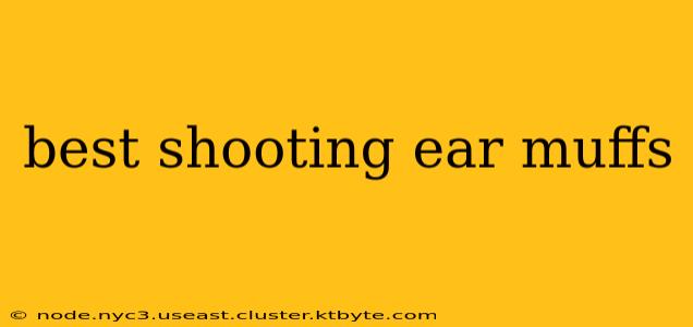 best shooting ear muffs