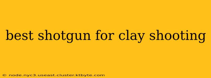 best shotgun for clay shooting