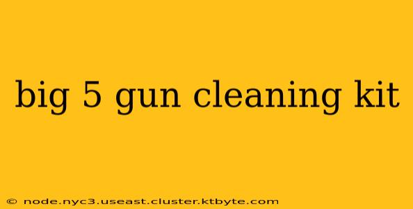 big 5 gun cleaning kit