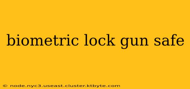 biometric lock gun safe