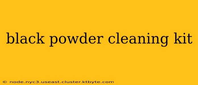 black powder cleaning kit