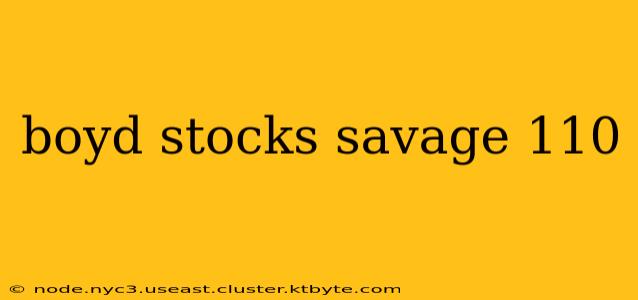 boyd stocks savage 110