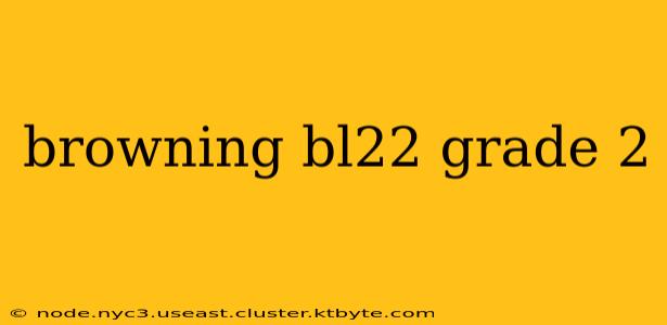 browning bl22 grade 2