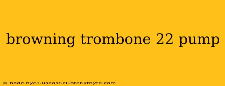 browning trombone 22 pump