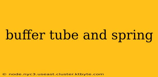 buffer tube and spring