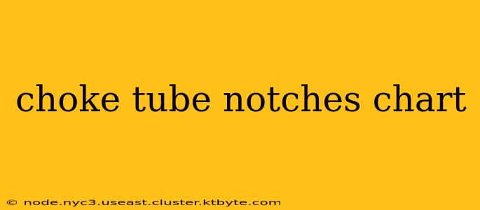 choke tube notches chart