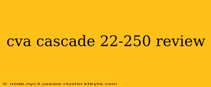 cva cascade 22-250 review