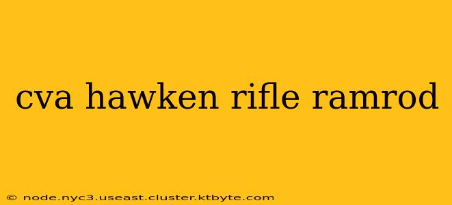 cva hawken rifle ramrod