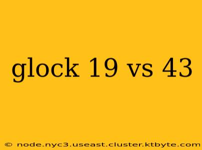 glock 19 vs 43