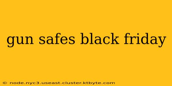 gun safes black friday