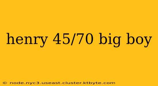 henry 45/70 big boy