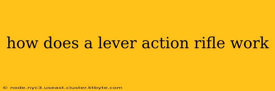 how does a lever action rifle work