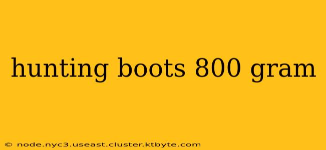 hunting boots 800 gram