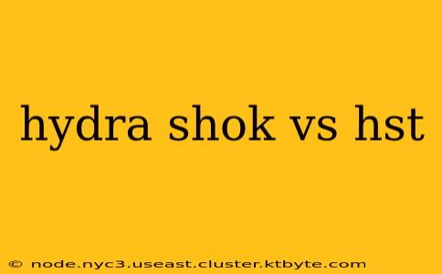 hydra shok vs hst