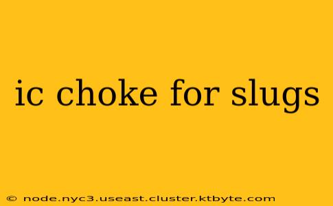 ic choke for slugs