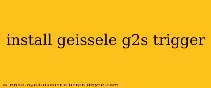 install geissele g2s trigger