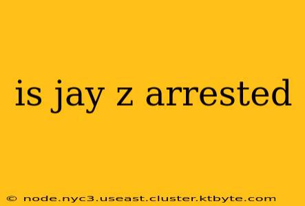 is jay z arrested